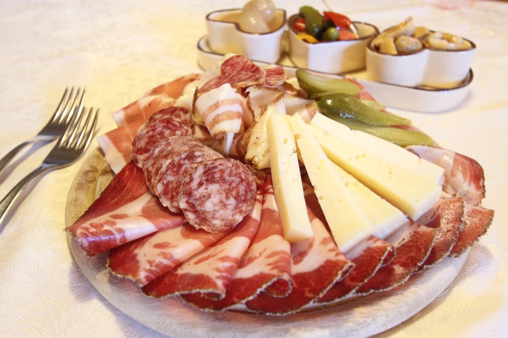 Wedding Reception Appetizers - Charcuterie Plate