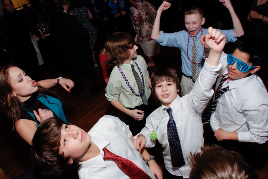 Kids Dancing At Bar Mitzvah