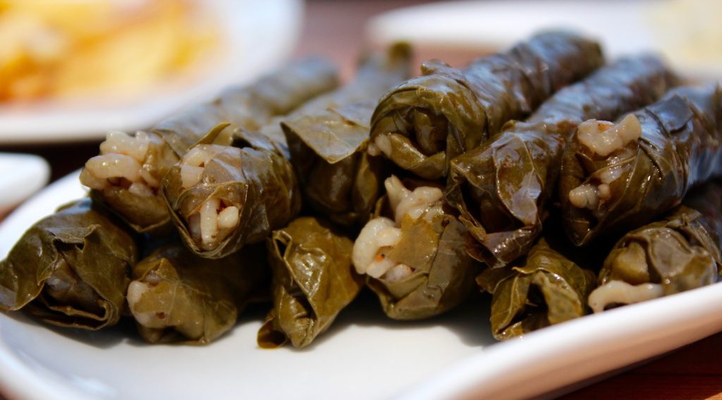 Wedding Reception Appetizers - Dolma - Stuffed Grape Leaves